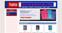 Desktop Screenshot of distribuidoratala.com