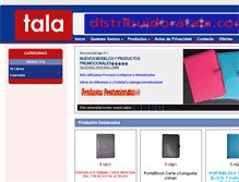 Tablet Screenshot of distribuidoratala.com